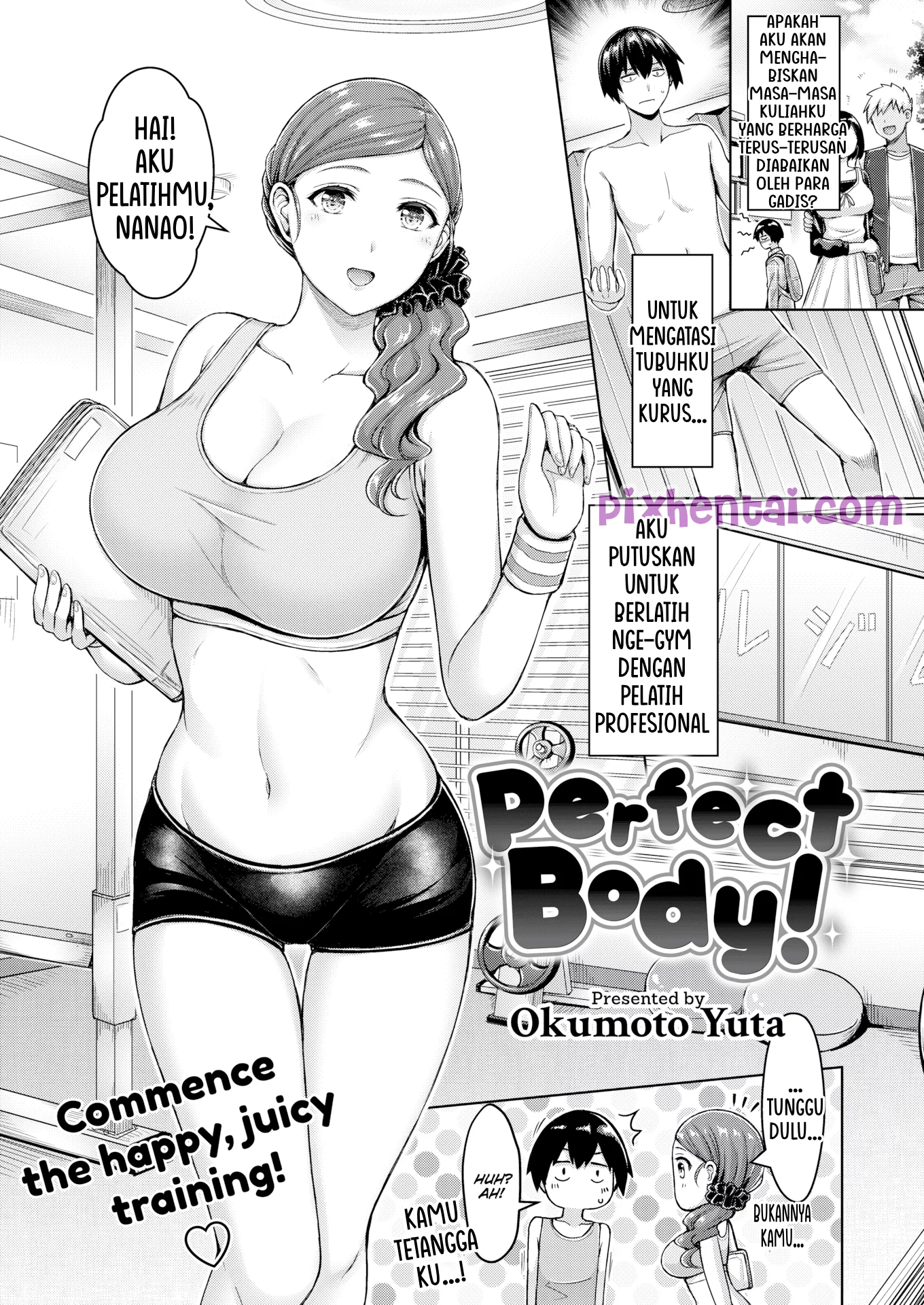 Komik hentai xxx manga sex bokep Perfect Body Tergoda Pelatih Gym Sexy 1